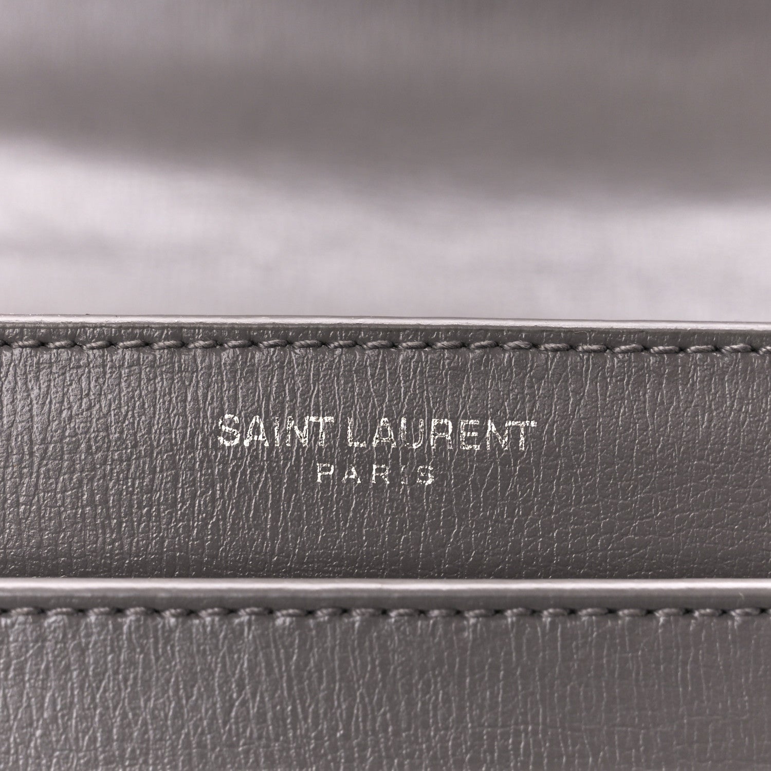 Saint Laurent Calfskin Medium Monogram Sunset Fog 6 of 13