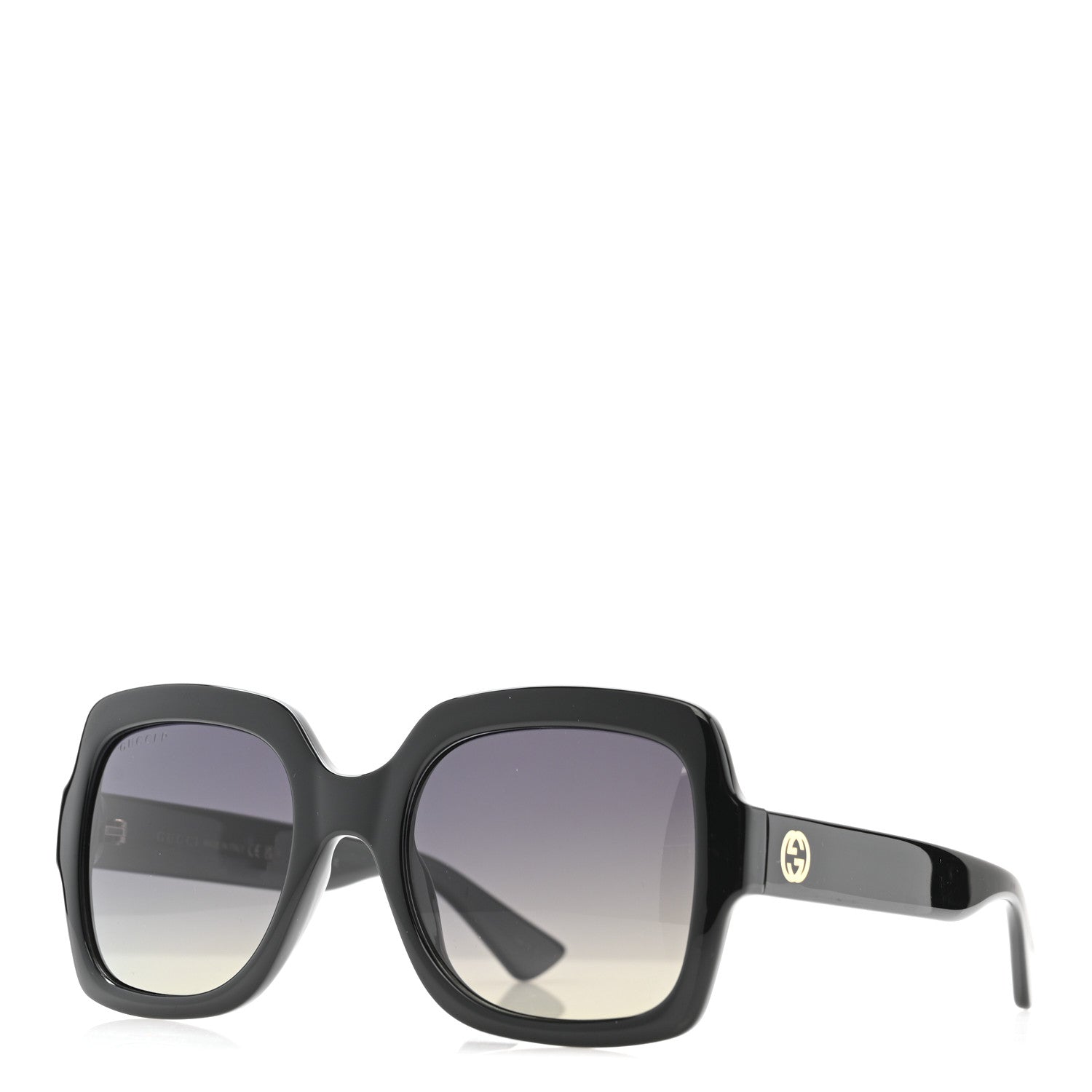 Gucci Acetate Square Frame Sunglasses GG1337S Black 1 of 8