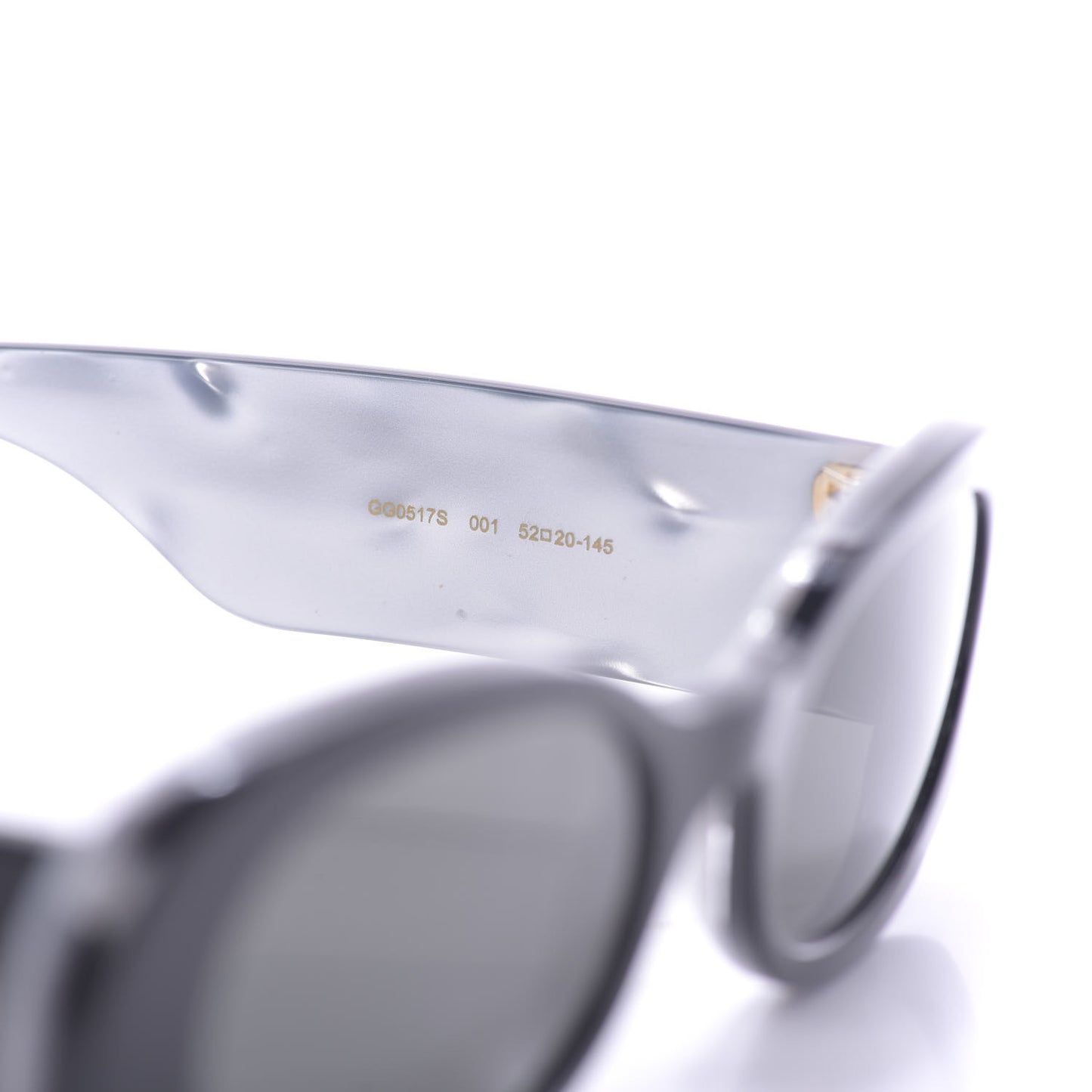 Acetate Oval Sunglasses GG0517S Black