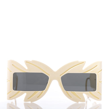 Gucci Acetate Square Frame Wing Sunglasses GG0429S Ivory 2 of 8