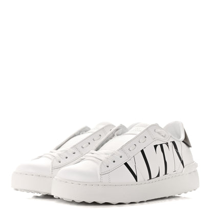 Valentino Garavani Calfskin VLTN Rockstud Open Sneakers 36.5 White 3 of 7