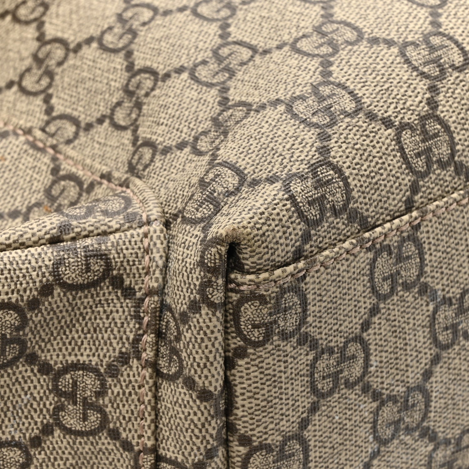 Gucci GG Plus Monogram Messenger Diaper Bag Dark Brown 19 of 20