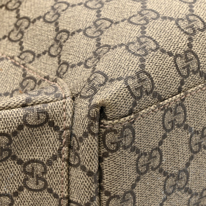 Gucci GG Plus Monogram Messenger Diaper Bag Dark Brown 19 of 20