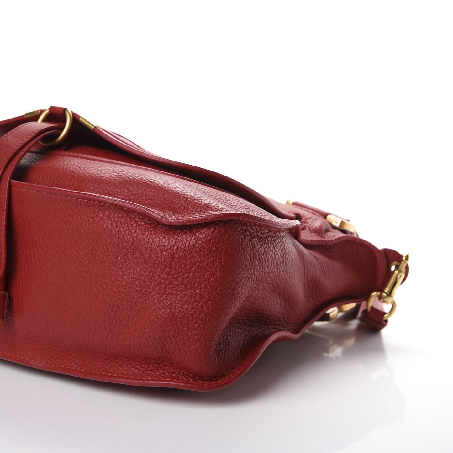 Calfskin Medium Marcie Satchel Acerola
