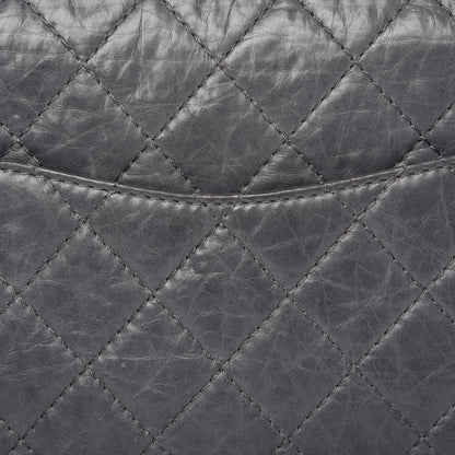 Chanel Aged Calfskin Quilted 50th Anniversary 2.55 Reissue Flap 226 Grey 10 of 13