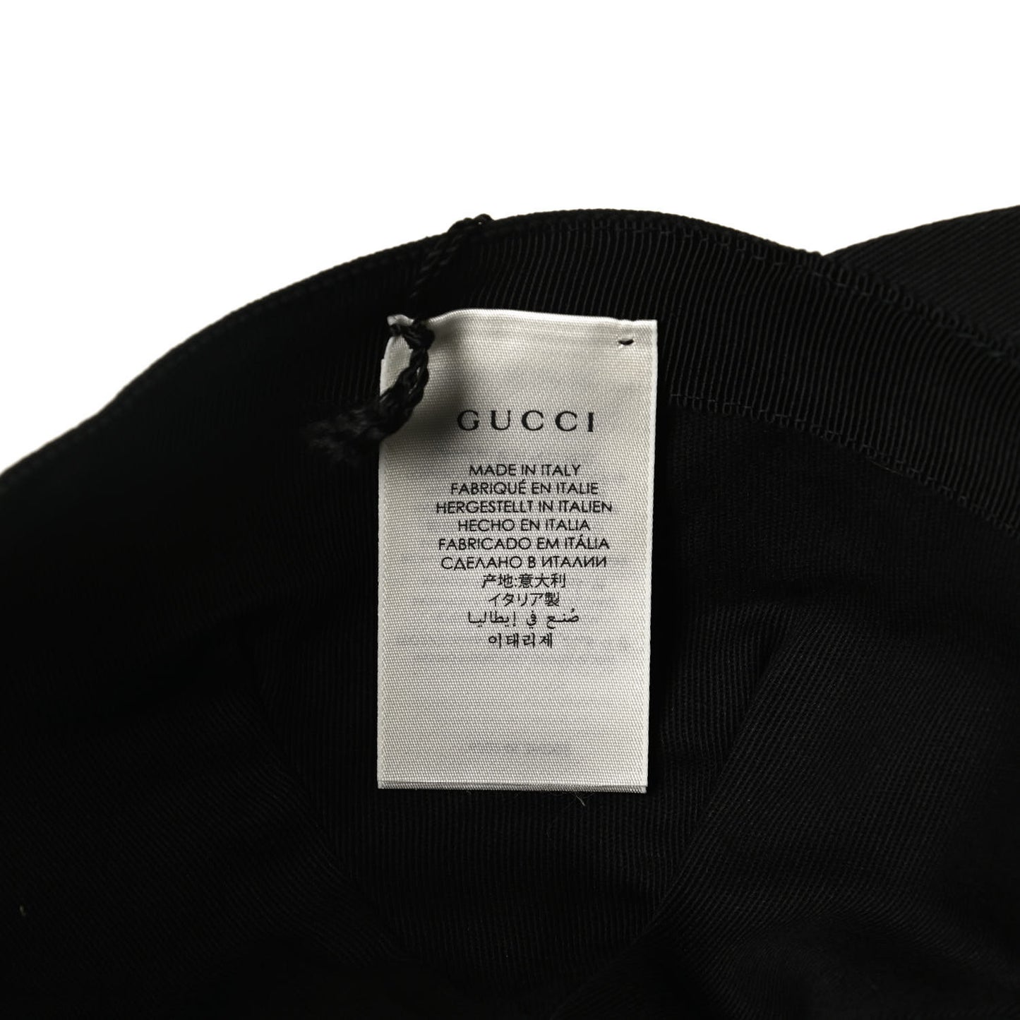 Cotton Loved Gucci Baseball Hat M Black