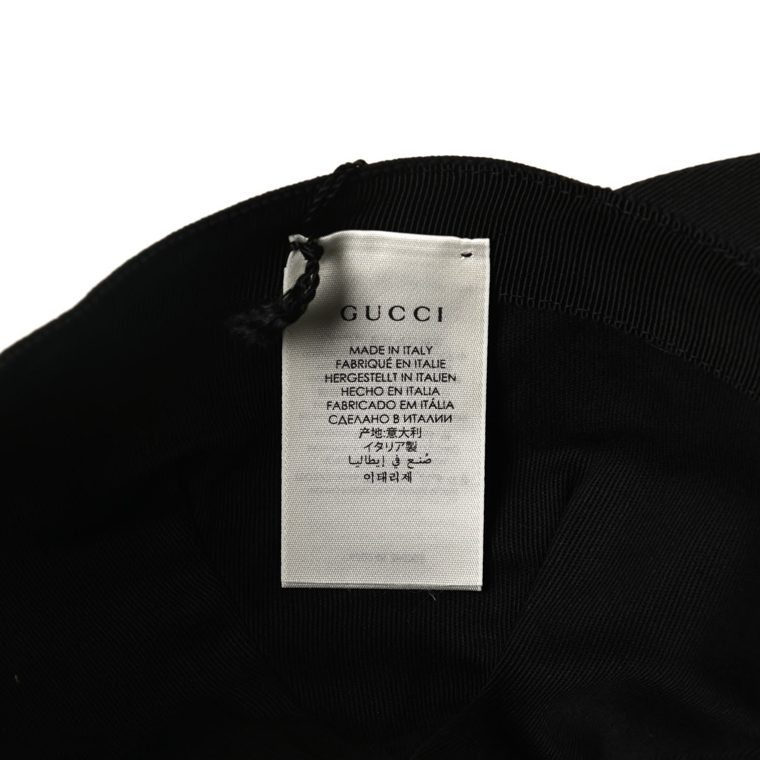 Gucci Cotton Loved Gucci Baseball Hat M Black 8 of 9