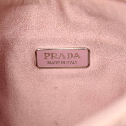 Prada Satin Crystal Mini Re-Edition 2000 Bag Alabastro 6 of 13