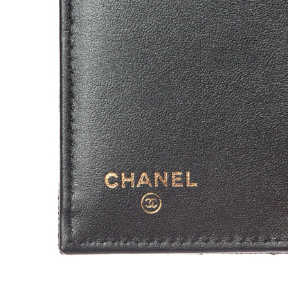 Chanel Iridescent Caviar Quilted Small Flap Wallet Black 6 of 9