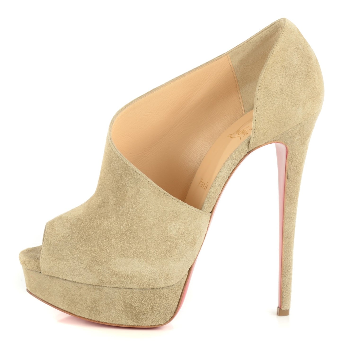 Suede Calfskin Verita 150 Booties 40.5 Pierre