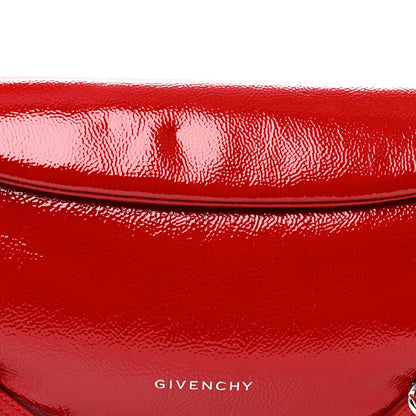 Givenchy Patent Calfskin Small P'tit Voyou Shoulder Bag Vermillon 7 of 10