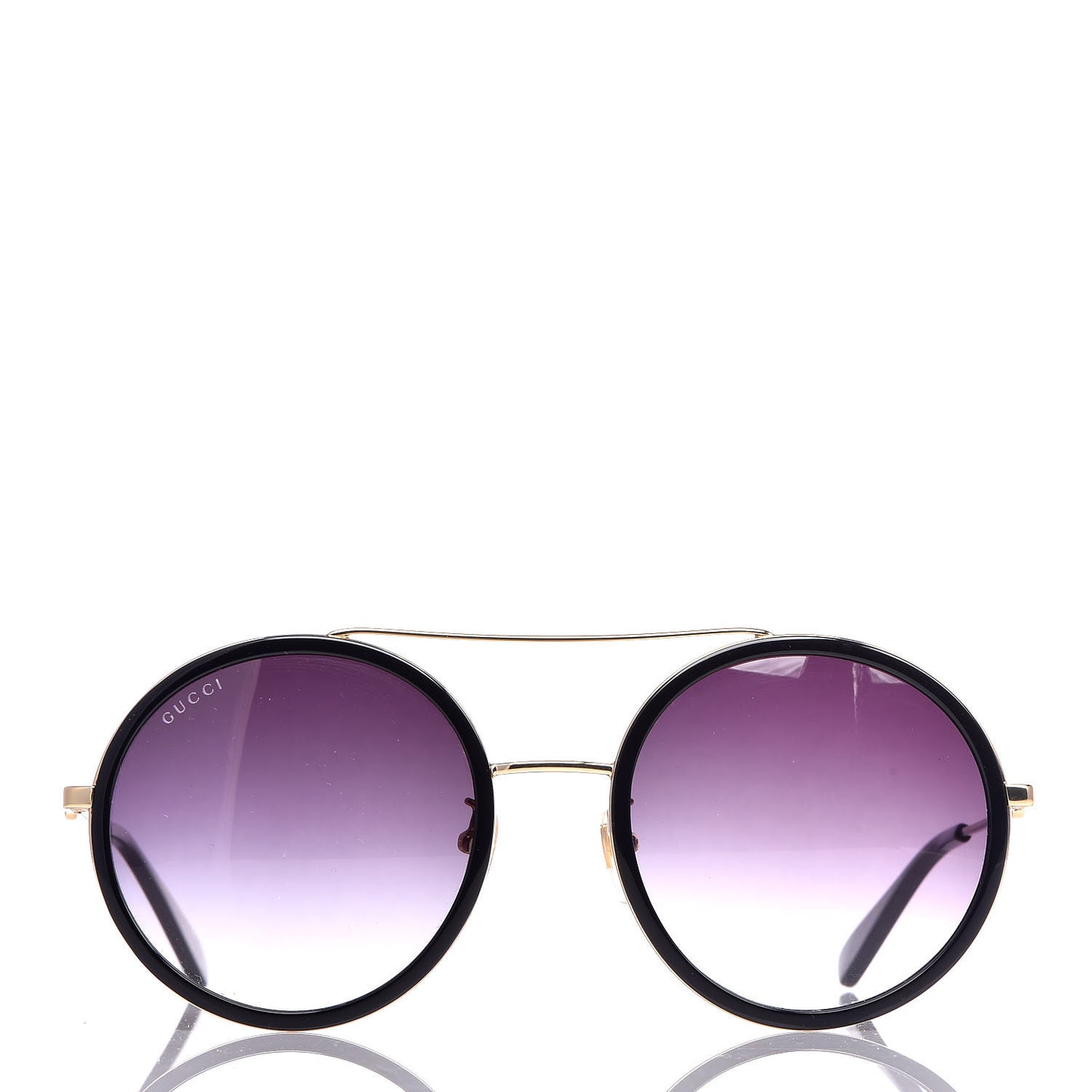 Round Frame Sunglasses GG0061S Black