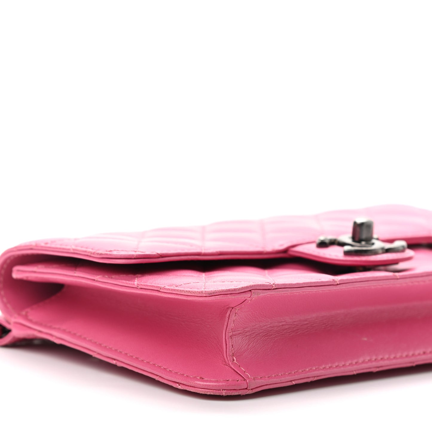 Lambskin Quilted Medium Crossing Times Flap Pink
