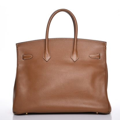 Hermes Courchevel Birkin 35 Gold 5 of 24