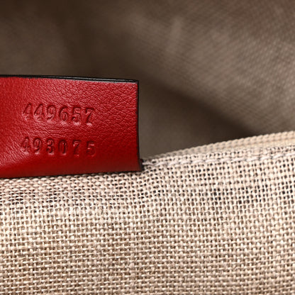 Gucci Soft Microguccissima Dome Satchel Red 7 of 10