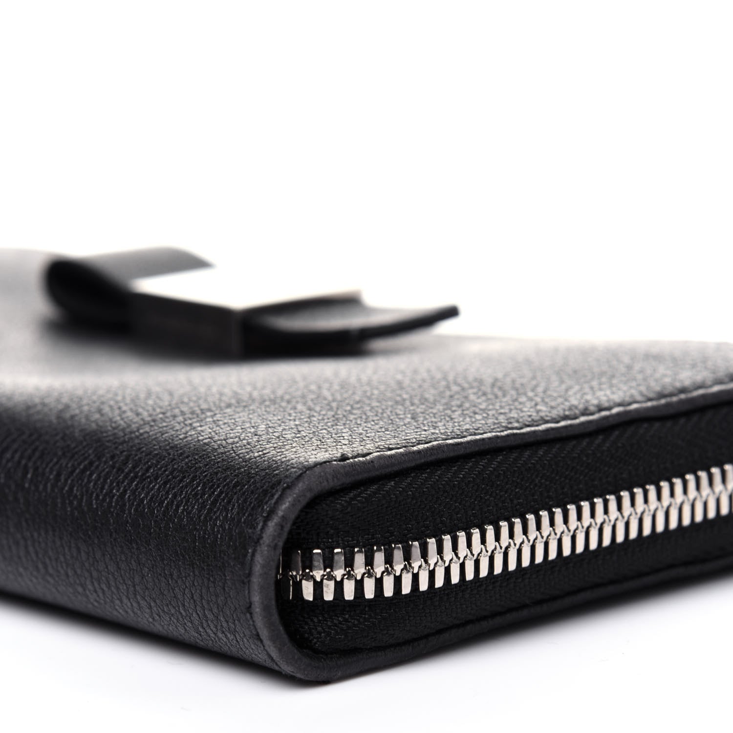 Balenciaga Calfskin Multi Bow Money Wallet Black 10 of 16