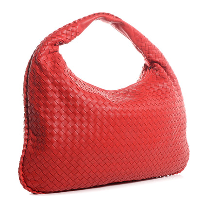 Bottega Veneta Nappa Intrecciato Large Veneta Hobo Corniola 3 of 8