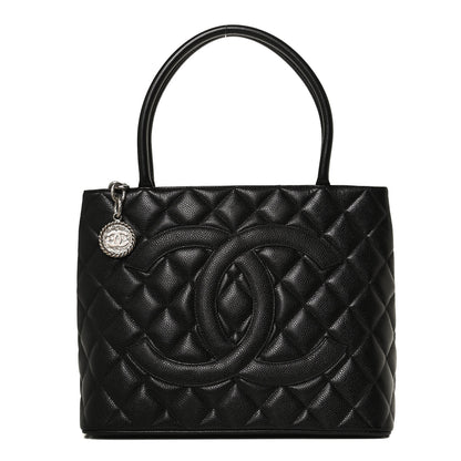 Chanel Caviar Quilted Medallion Tote Black 1 of 11