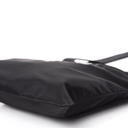 Prada Nylon Vela Small Flat Messenger Bag Black 7 of 10