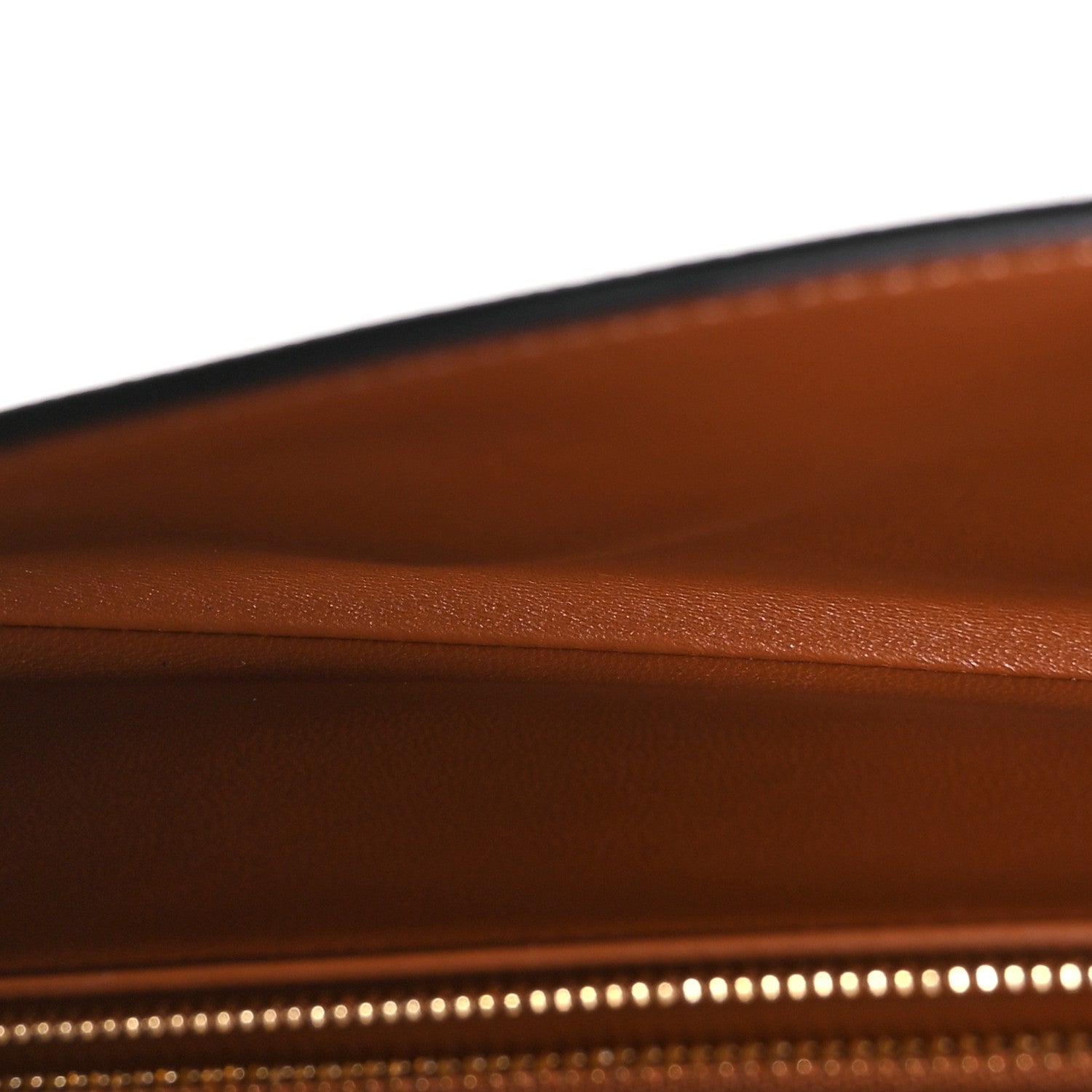 Celine Triomphe Canvas Asymmetric Clutch Tan 5 of 8