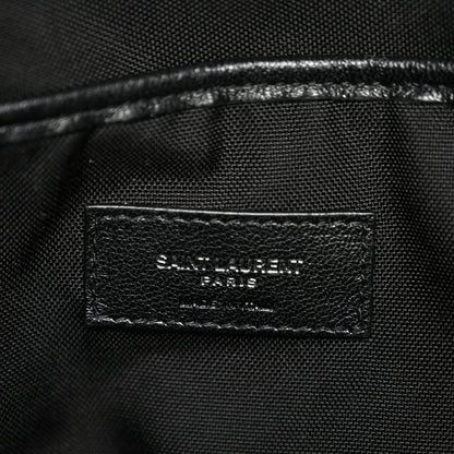 Saint Laurent Canvas Calfskin Sid Backpack Black 11 of 23