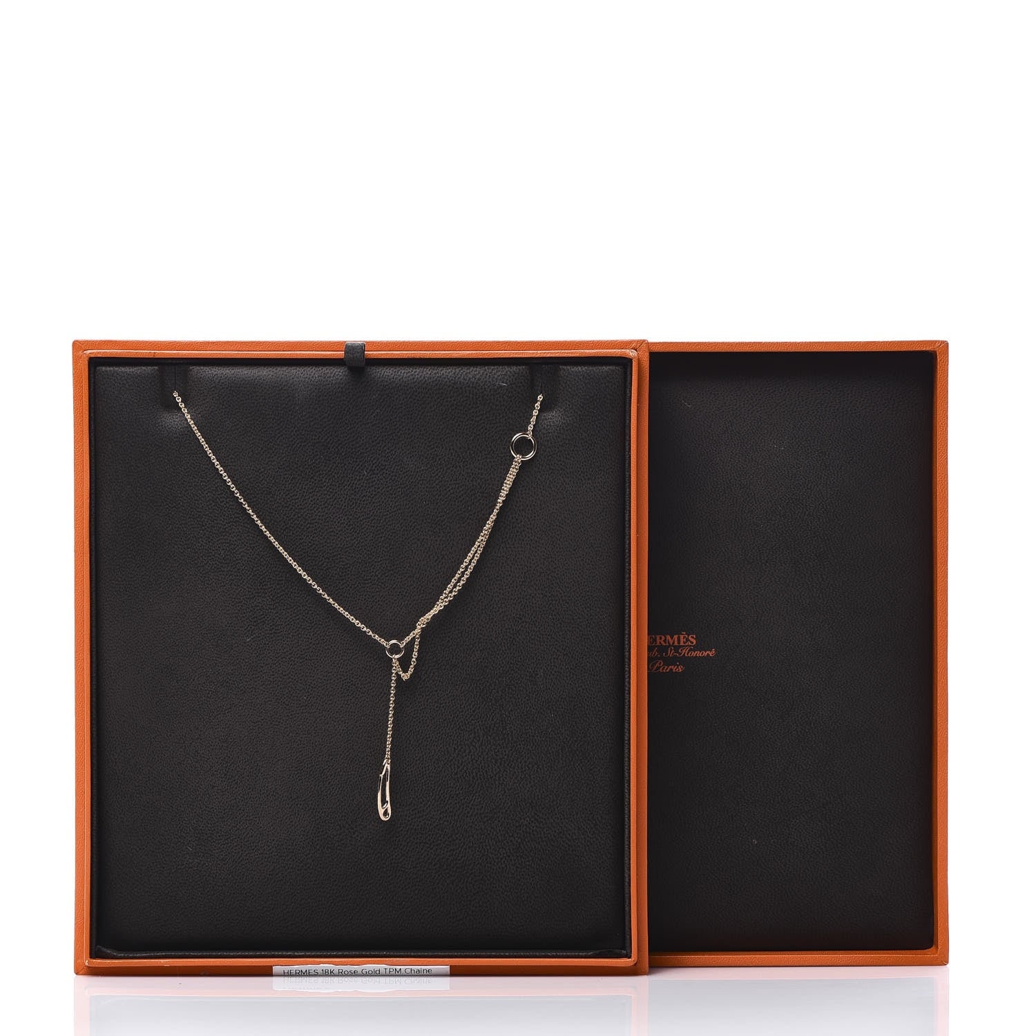 Hermes 18K Rose Gold TPM Chaine d'Ancre Punk Necklace SH 5 of 5