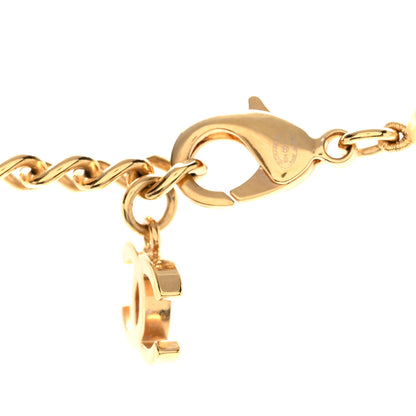 Chanel Pearl Beaded Resin CC Long Necklace Black Gold 5 of 7