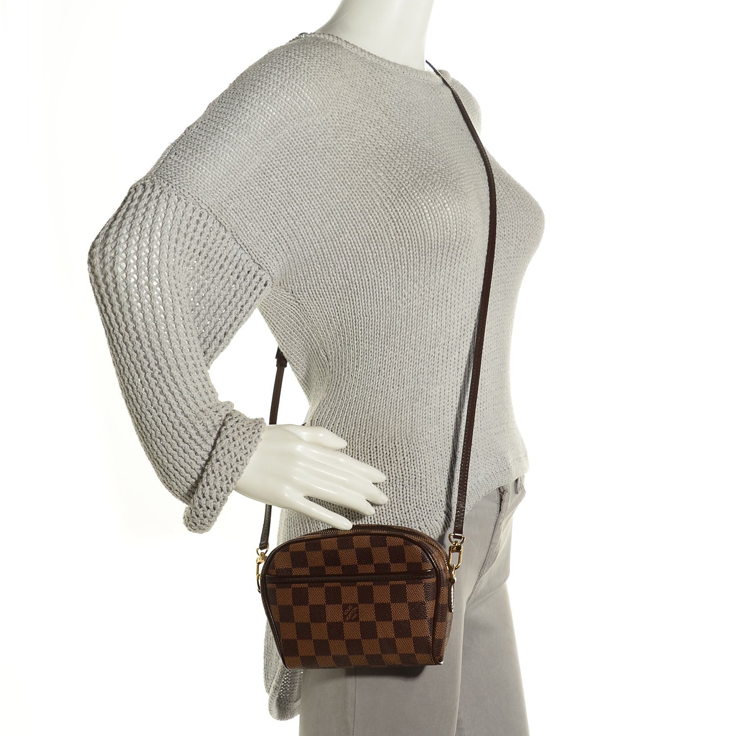 Louis Vuitton Damier Ebene Pochette Ipanema 2 of 7