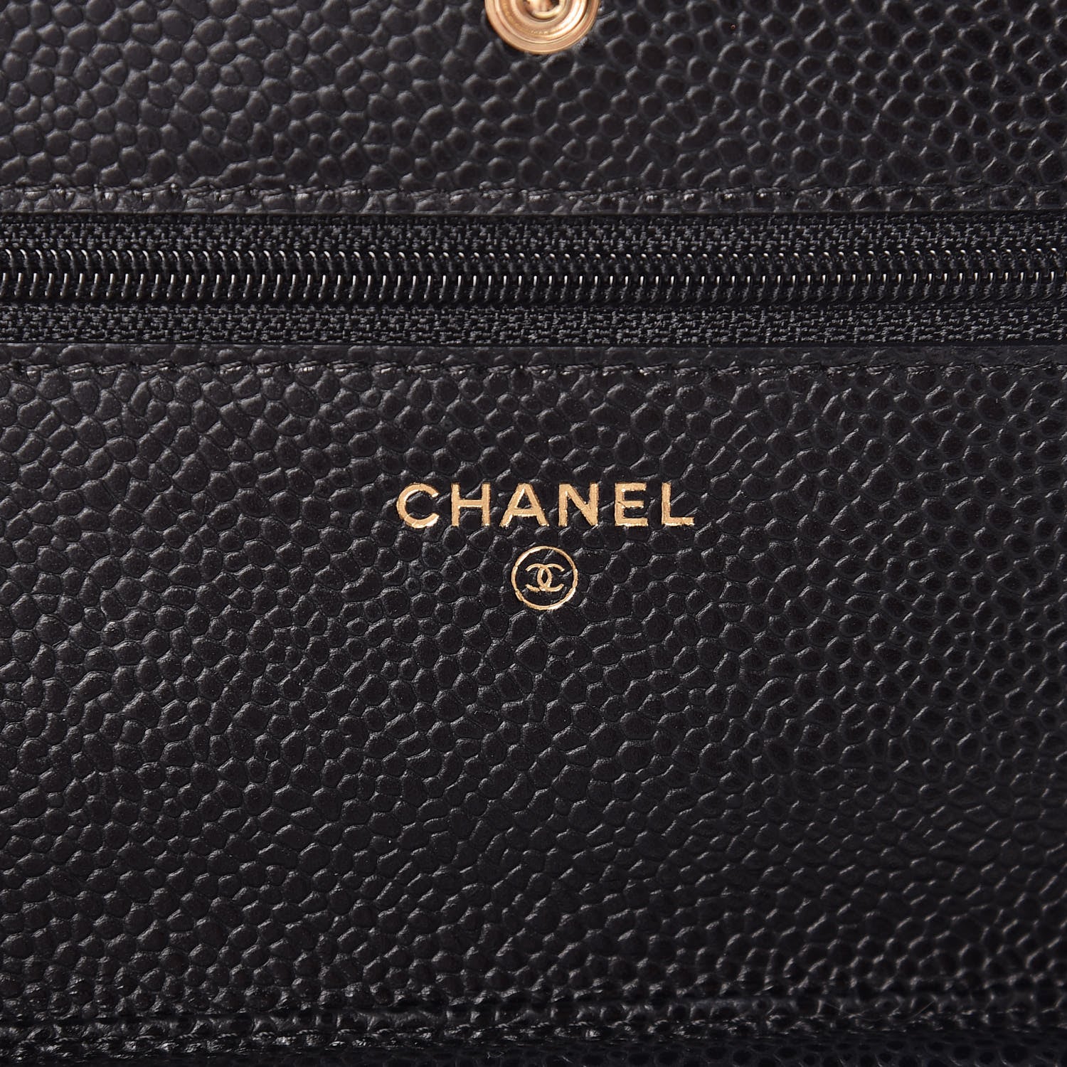 Chanel Caviar Quilted Wallet On Chain WOC Black 6 of 12