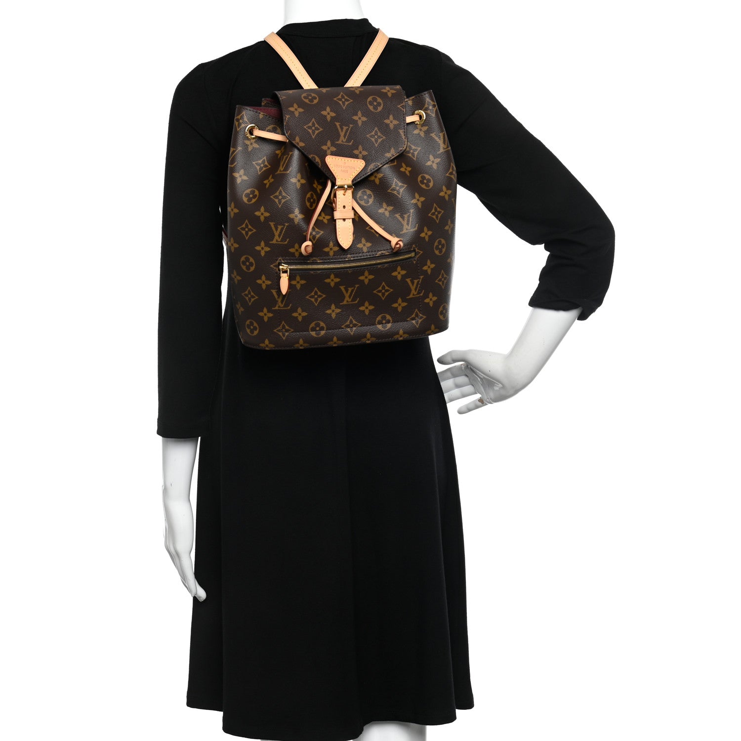 Louis Vuitton Monogram Montsouris NM Backpack 2 of 10