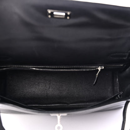 Hermes Chevre Shooting Star Kelly Retourne 32 Black 4 of 11