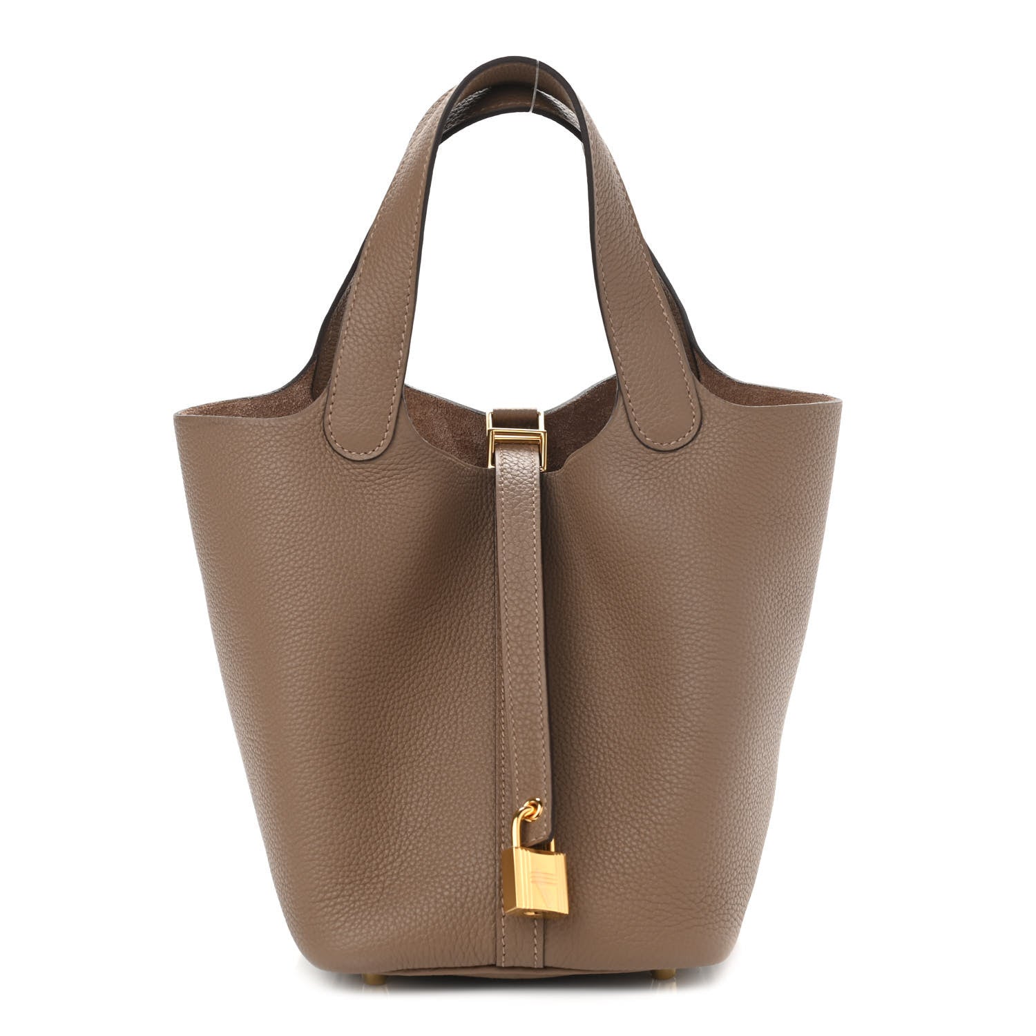 Hermes Taurillon Maurice Picotin Lock 18 PM Beige De Weimar 1 of 11