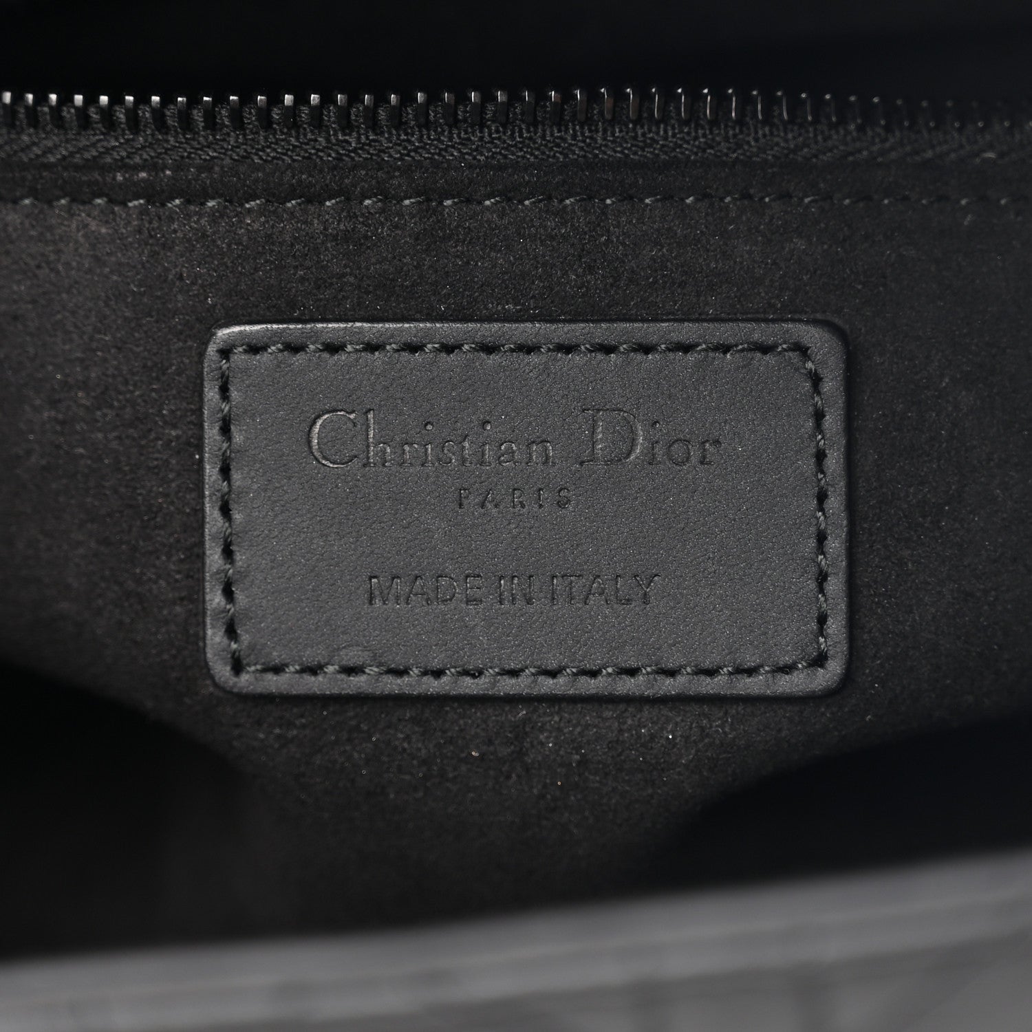 Christian Dior Ultra Matte Calfskin Cannage Medium Lady Dior Black 6 of 10