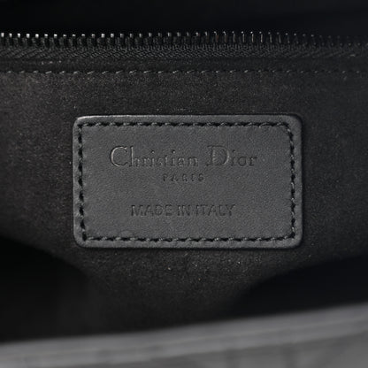 Christian Dior Ultra Matte Calfskin Cannage Medium Lady Dior Black 6 of 10