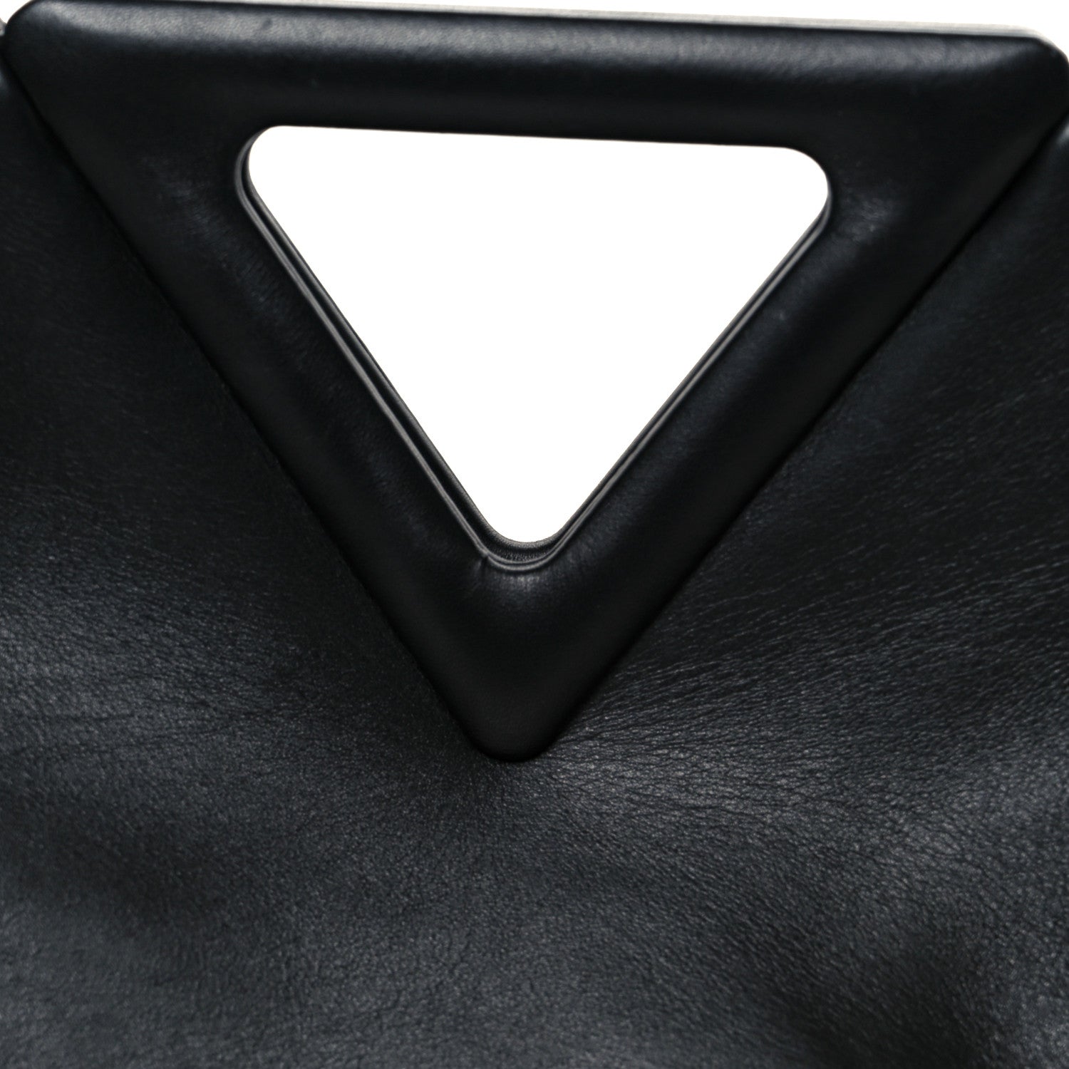Bottega Veneta Calfskin Medium The Point Triangle Bag Black 7 of 9