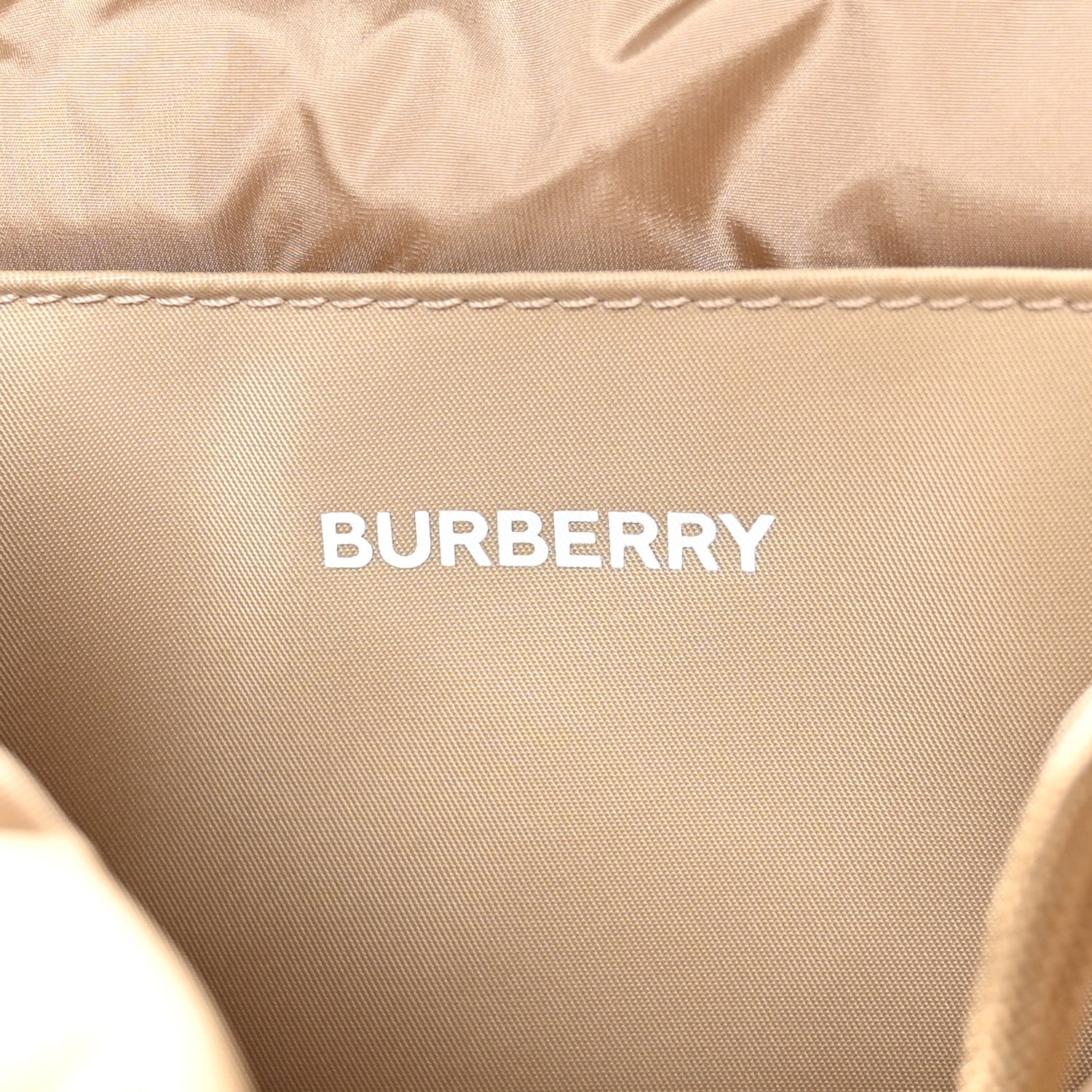 Burberry Nylon Small Rucksack Backpack Gold Honey 6 of 11