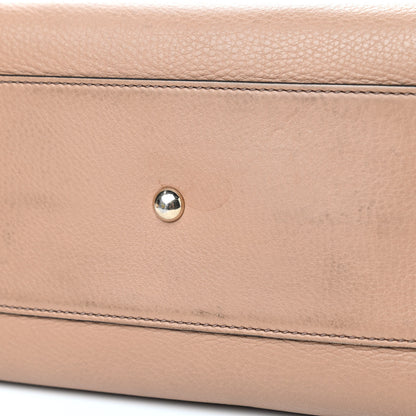 Gucci Pebbled Calfskin Small Soho Top Handle Bag Camelia 12 of 15