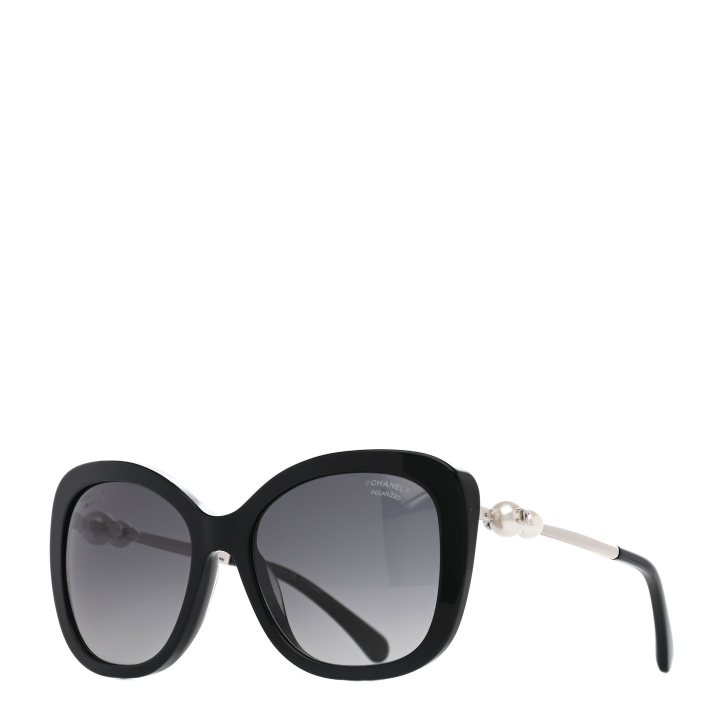 Acetate Pearl Sunglasses Black