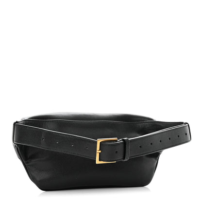 Saint Laurent Grain De Poudre Monogram Belt Bag Black 3 of 15