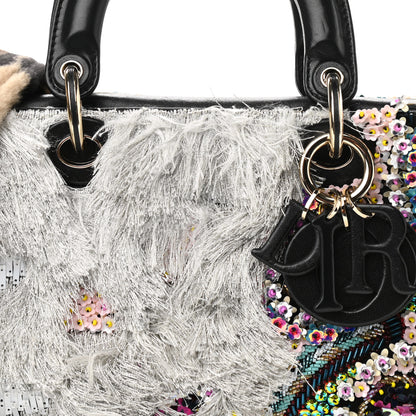 Christian Dior Embroidered Sequin East West Lady Dior Multicolor 9 of 11