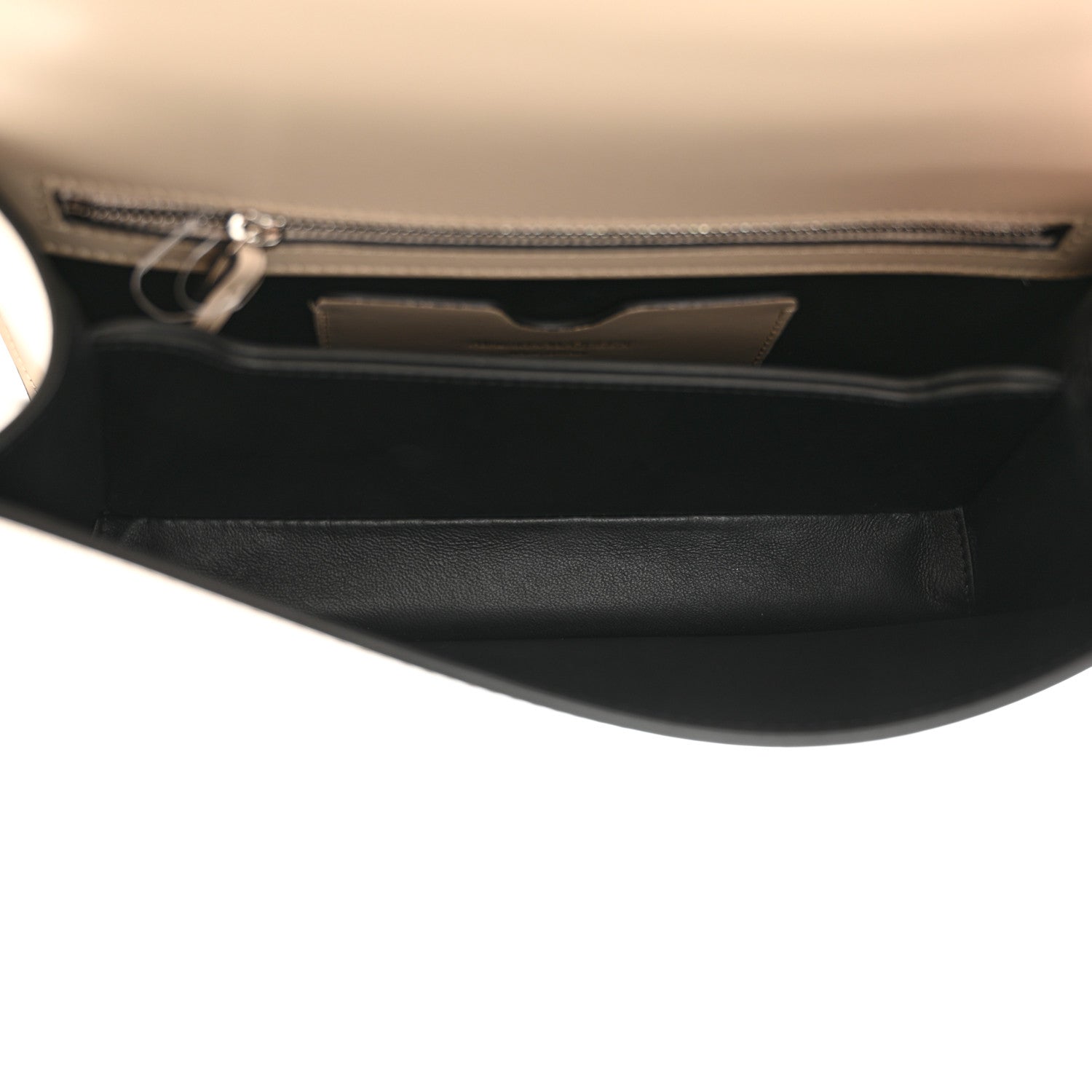 Alexander McQueen Calfskin Knuckle Shoulder Bag Beige 5 of 9