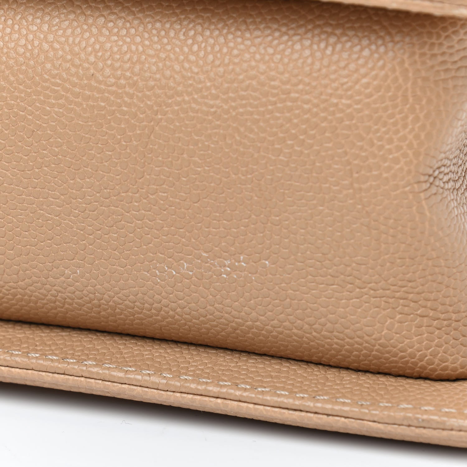 Chanel Caviar Quilted Small Boy Flap Beige 10 of 13