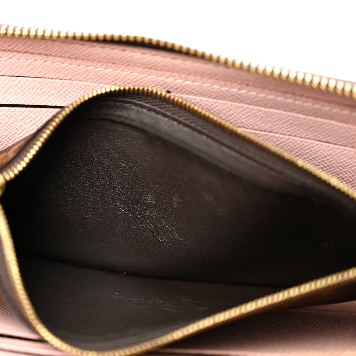 Monogram Clemence Wallet Rose Ballerine