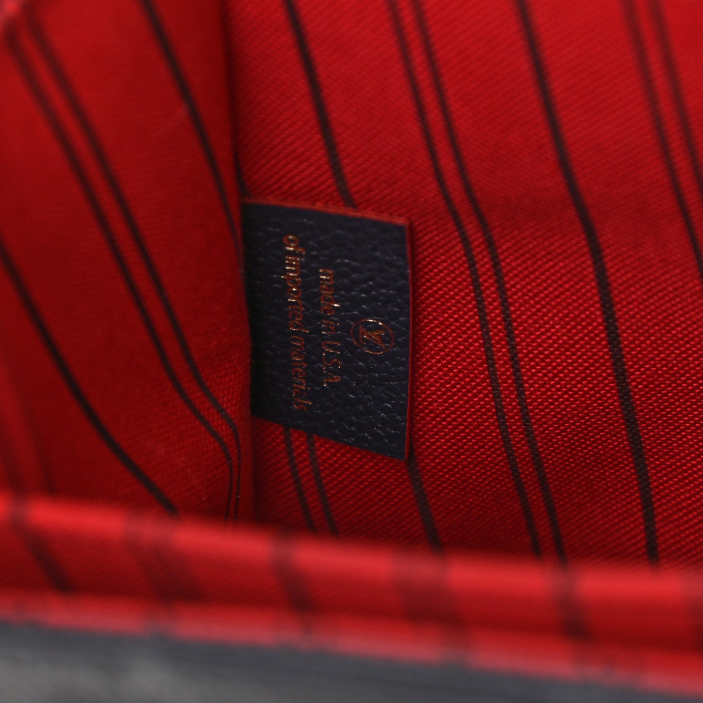 Empreinte Pochette Metis Marine Rouge