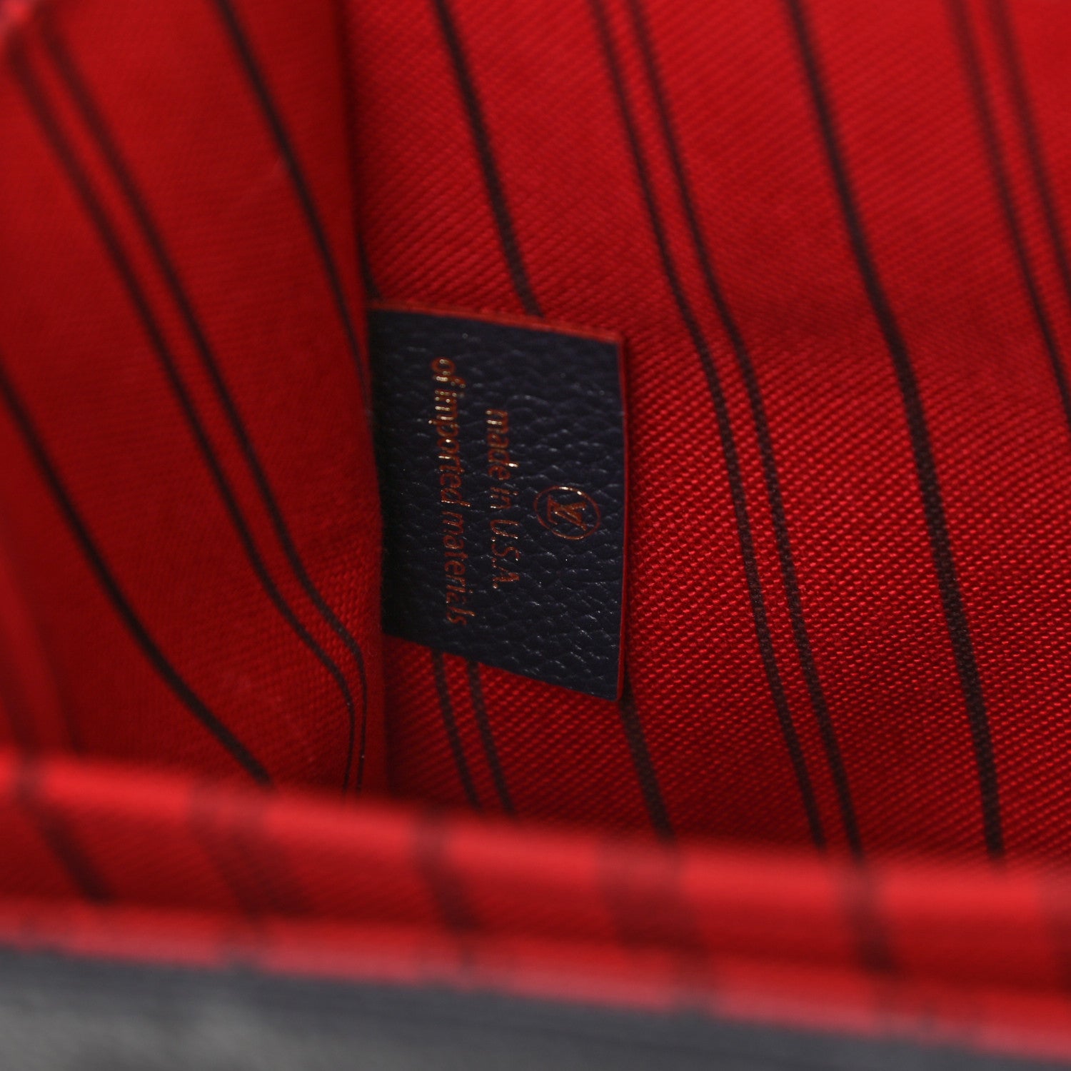Louis Vuitton Empreinte Pochette Metis Marine Rouge 7 of 12