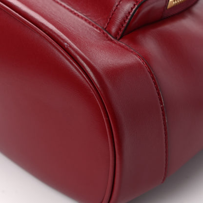 Gucci Boarded Plutone Calfskin Horsebit 1955 Single Buckle Backpack New Cherry Red 11 of 11