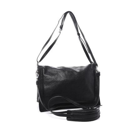 Prada Glace Calf Etiquette Flap Black Astrale 2 of 9