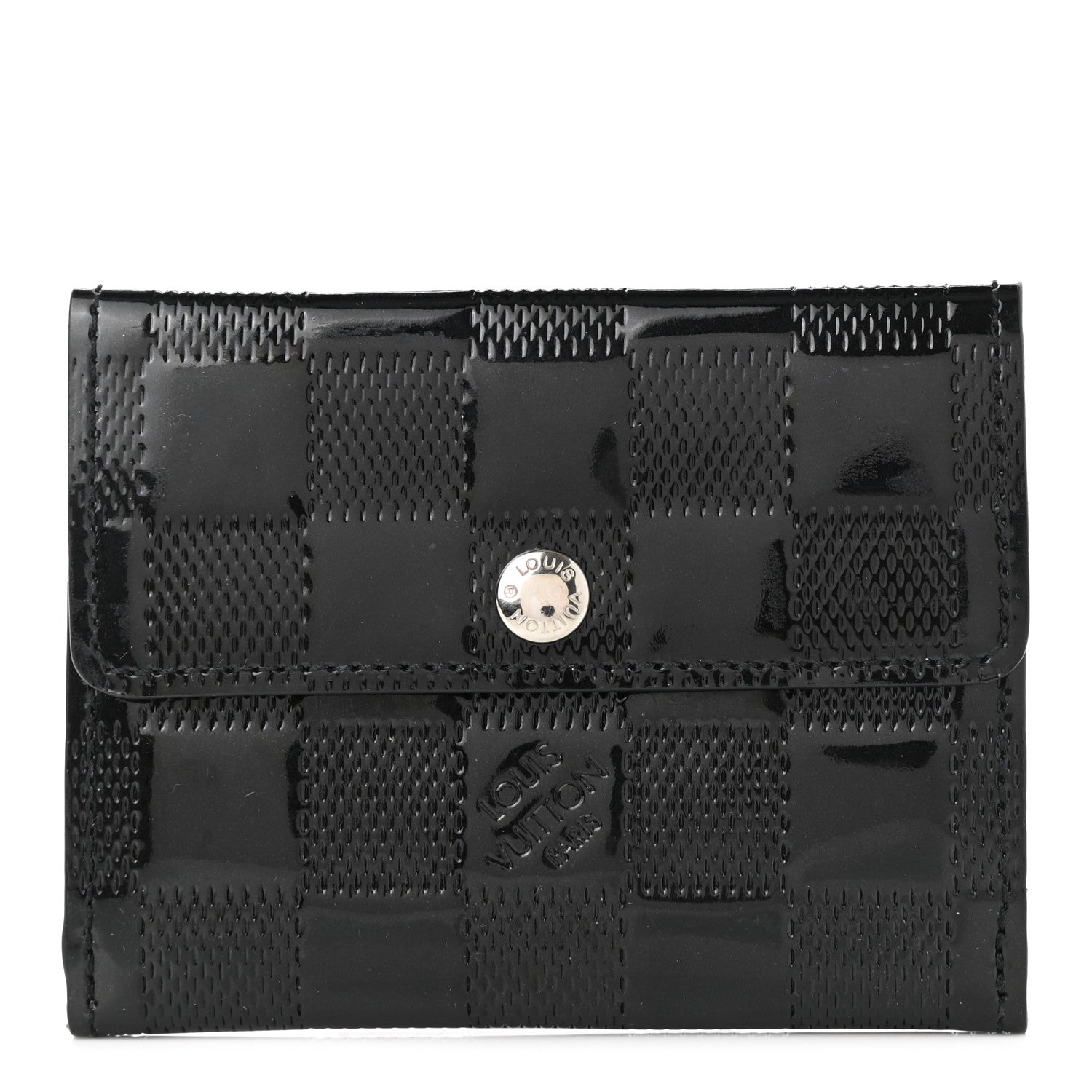 Louis Vuitton Damier Vernis Ludlow Wallet Black 1 of 7