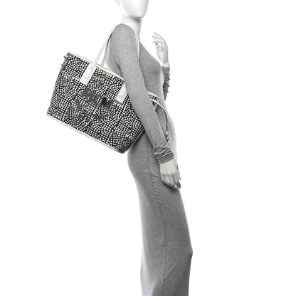 MCM Visetos Medium Liz Reversible Shopper Tote White 2 of 16