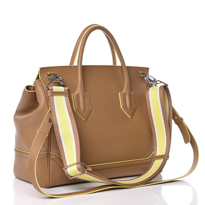 Versace Calfskin Large Palazzo Empire Bag Beige 5 of 16
